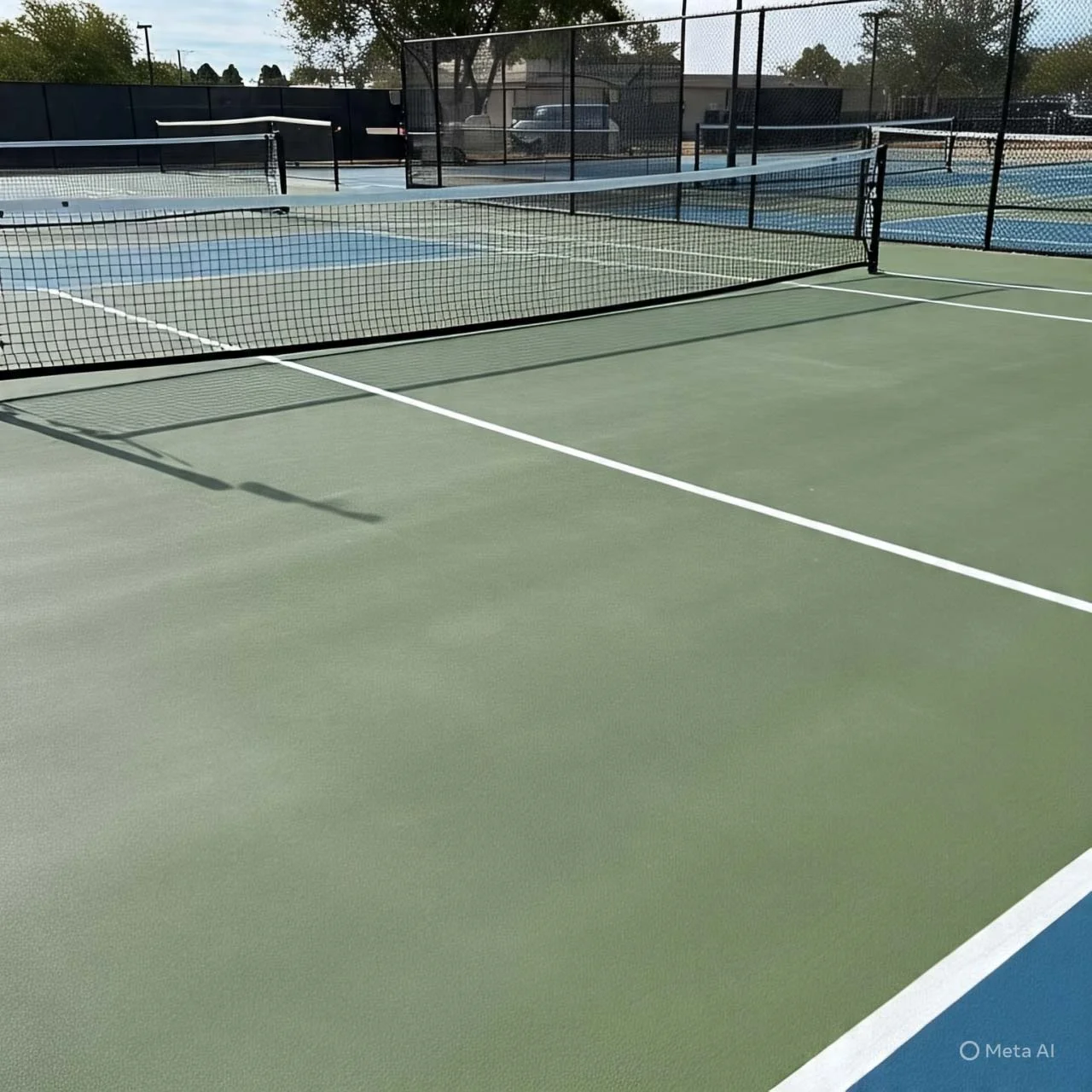 The pickleball court
