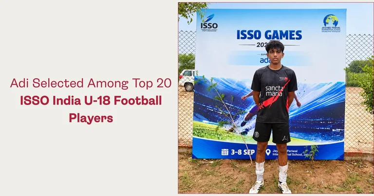 Adi Keshav Selected Among Top 20 ISSO India U-18 Football Players